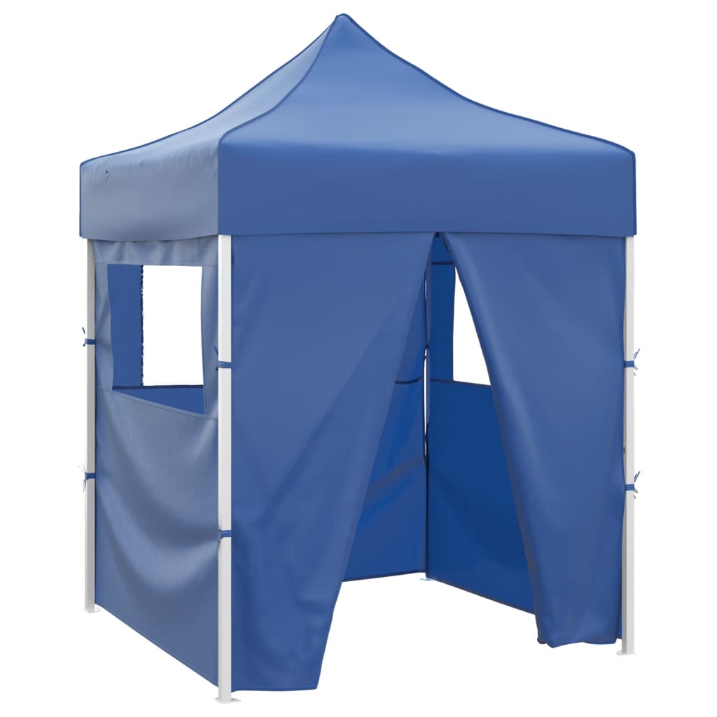 Partytent Met 4 Zijwanden Inklapbaar 2X2 M Staal