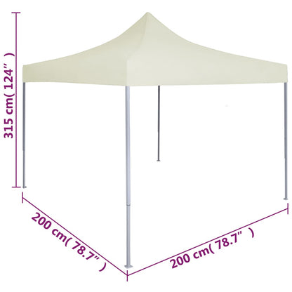 Partytent Professioneel Inklapbaar 2X2 M Staal