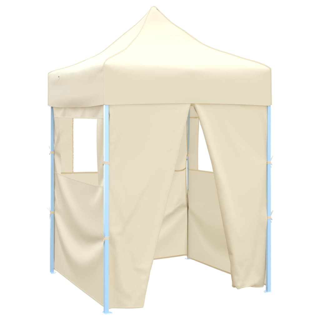 Partytent Met 4 Zijwanden Inklapbaar 2X2 M Staal