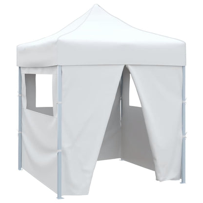 Partytent Met 4 Zijwanden Inklapbaar 2X2 M Staal