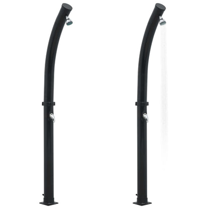 Solardouche 20 L 214 Cm Zwart