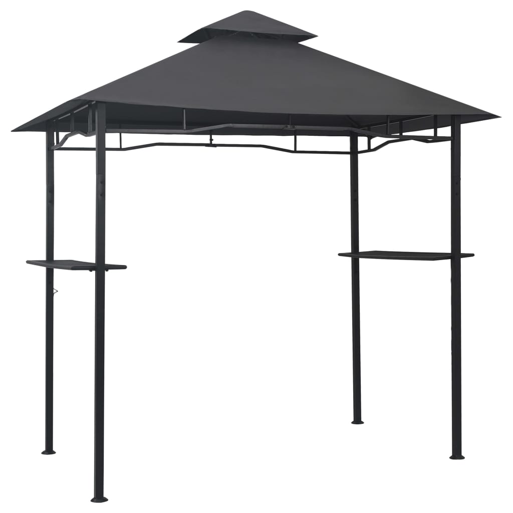 Barbecue Paviljoen 240X150X255 Cm Staal Antraciet