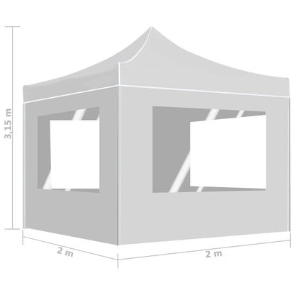 Partytent Inklapbaar 2X2 M Aluminium