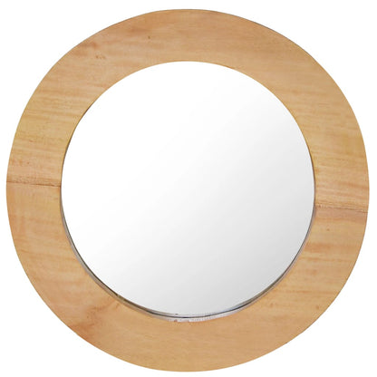 Wandspiegel Rond 60 Cm Teakhout