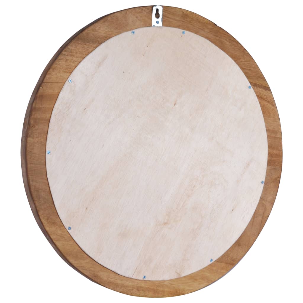 Wandspiegel Rond 60 Cm Teakhout