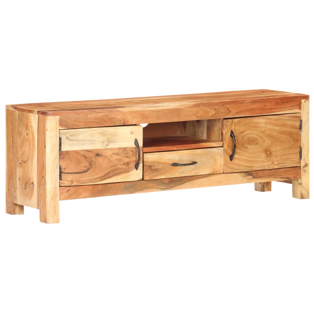 Tv-Meubel 116X30X40 Cm Massief Acaciahout