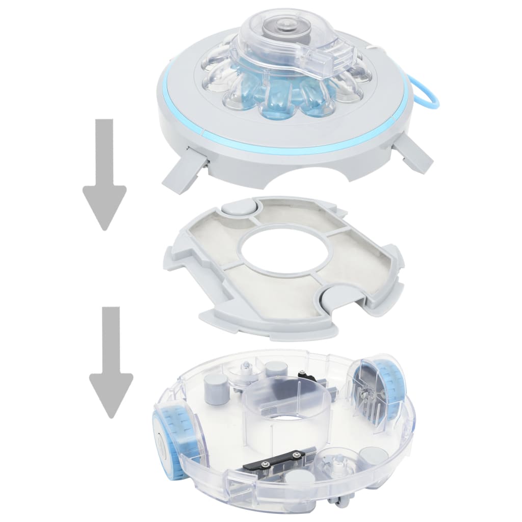 Robotzwembadreiniger Accu 27 W Grijs En Oranje