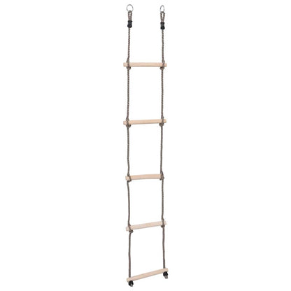 Ladder Met 5 Sporten 210 Cm Massief Grenenhout