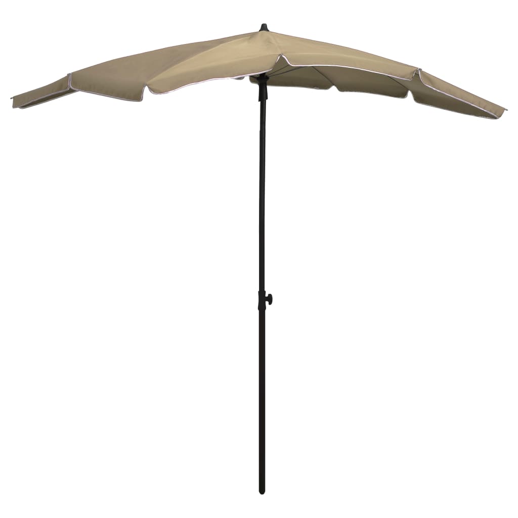 Parasol Met Paal 200X130 Cm Azuurblauw