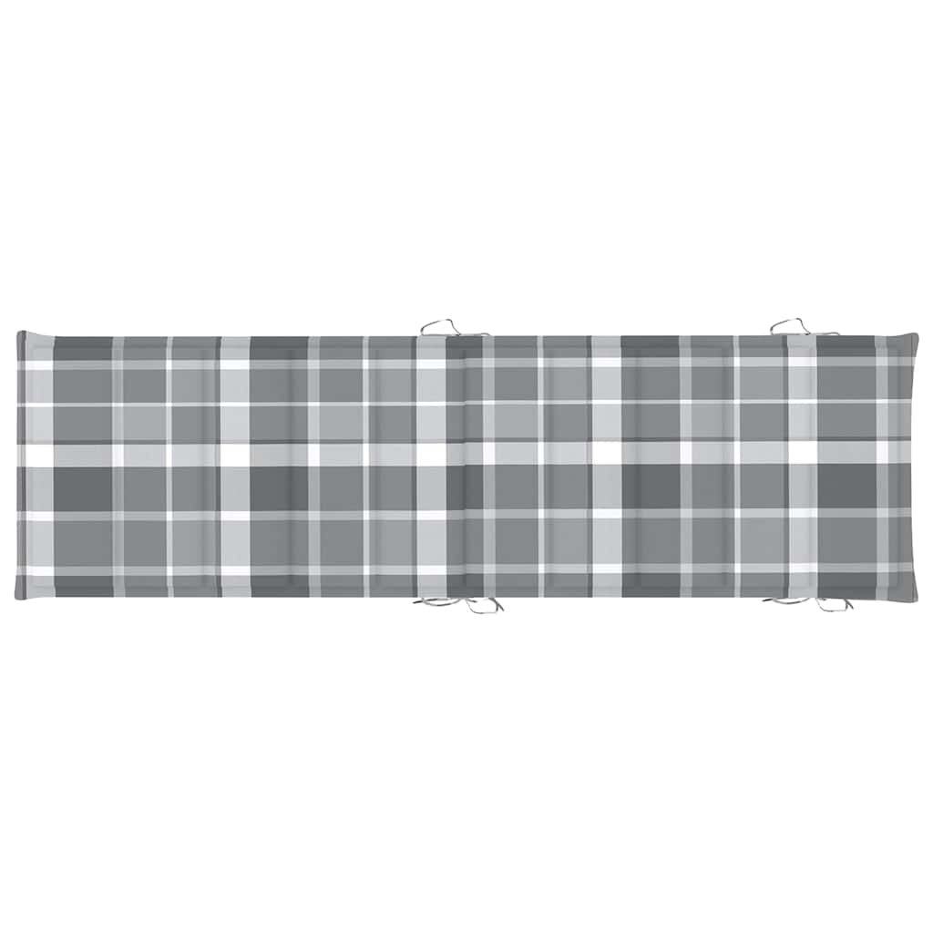 Ligbed Met Kussen Massief Acaciahout