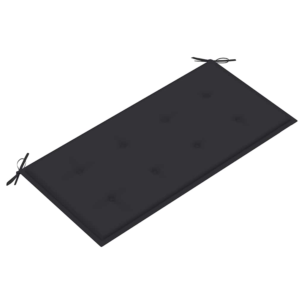 Tuinbank Met Kleurig Kussen 112 Cm Massief Teakhout