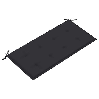 Tuinbank Met Kleurig Kussen 112 Cm Massief Teakhout