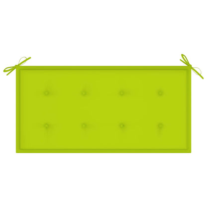 Tuinbank Met Kussen 112 Cm Massief Teakhout