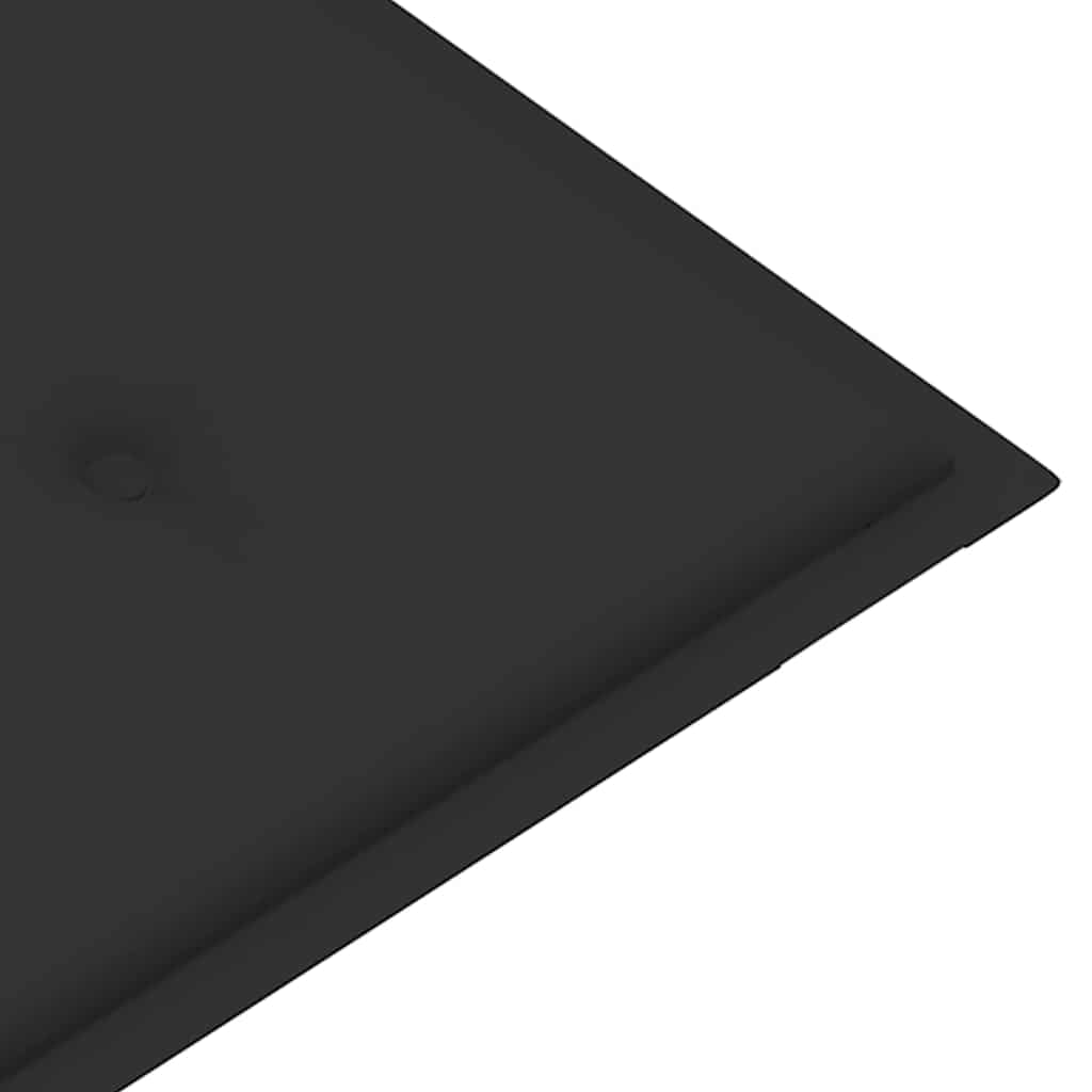 Tuinbank Inklapbaar Met Kussen 118 Cm Bamboe Antraciet