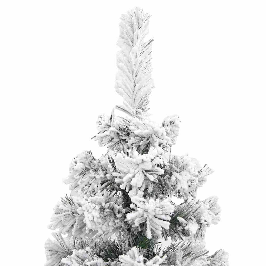 Kunstkerstboom Met Sneeuw Smal Pvc