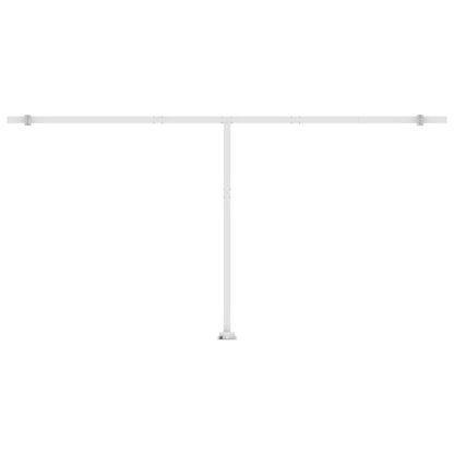 Luifel Vrijstaand Handmatig Uittrekbaar Oranje Bruin