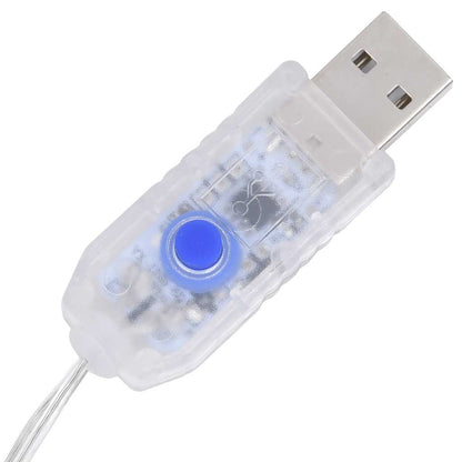 Kerstversiering Rendier 90 Led's Acryl Blauw