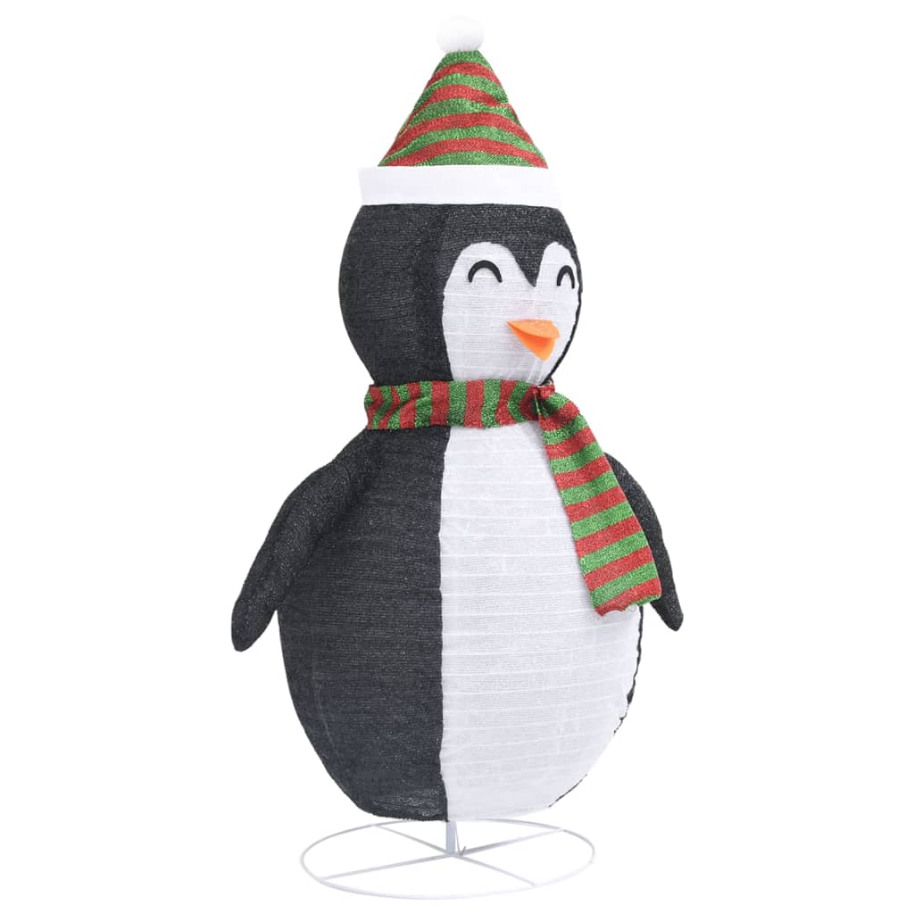 Kerstpinguïn Decoratief Led Luxe Stof