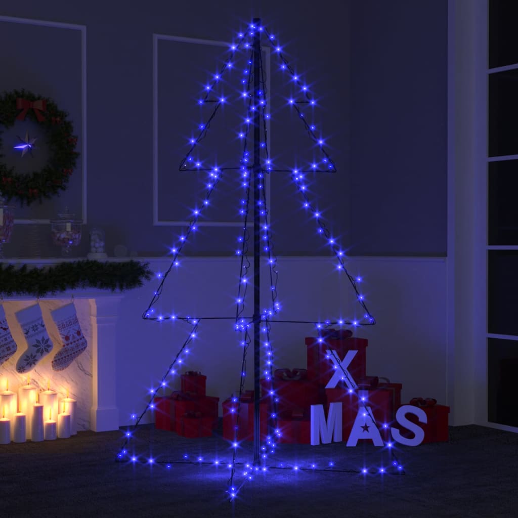 Kegelkerstboom 240 Led's Binnen En Buiten 115X150 Cm