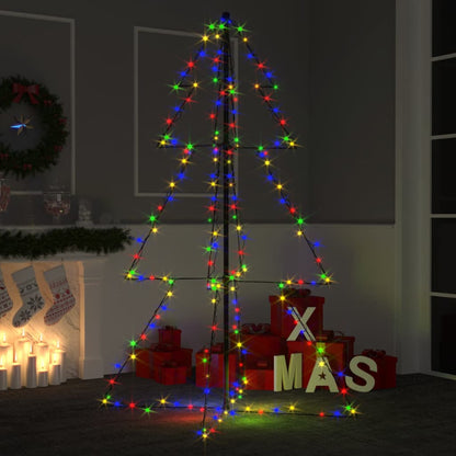 Kegelkerstboom 240 Led's Binnen En Buiten 115X150 Cm