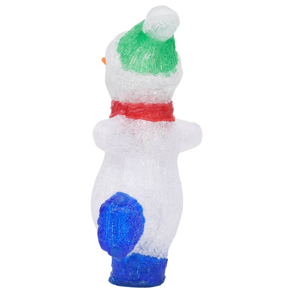 Kerstfiguur Sneeuwman Led Binnen En Buiten 30 Cm Acryl