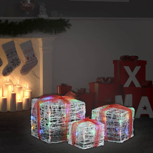 Kerstverlichting Geschenkdozen Decoratief Acryl Kleurrijk