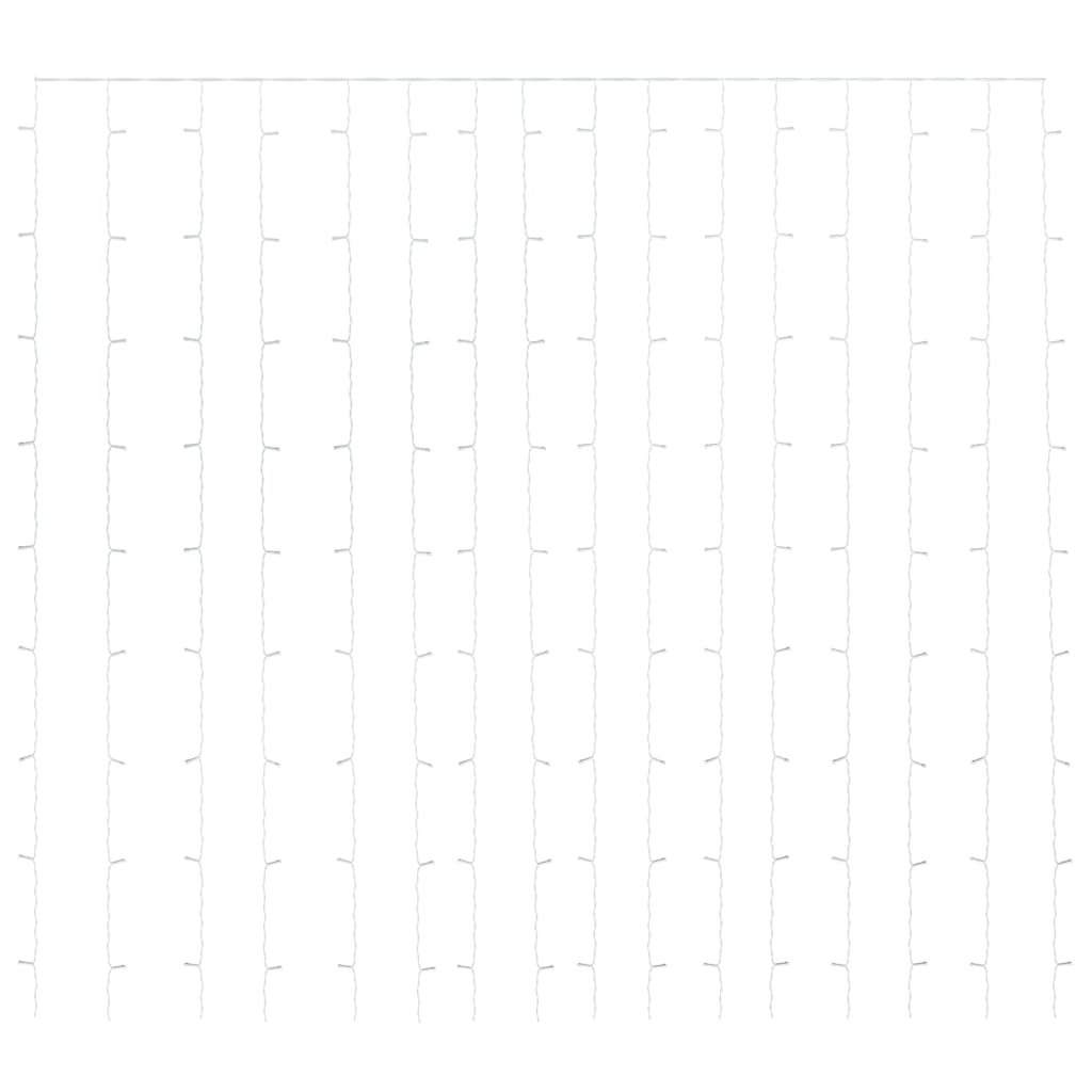 Lichtsnoergordijn Met 300 Led's En 8 Functies 3X3 M