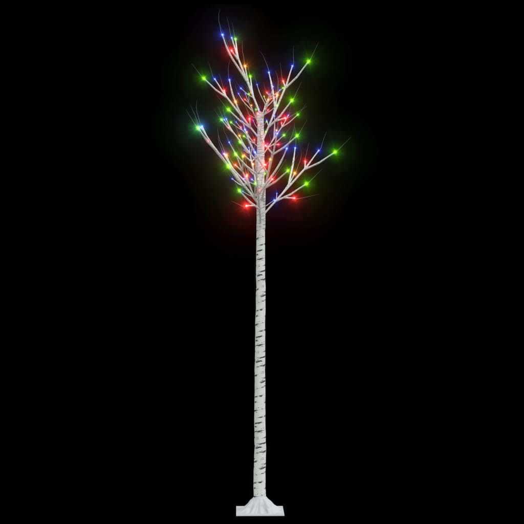 Kerstboom Wilg 200 Meerkleurige Led's Binnen En Buiten 2,2 M Multikleur
