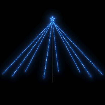 Led-Kerstboom Binnen Buiten 576 Leds 3,6 M Blauw