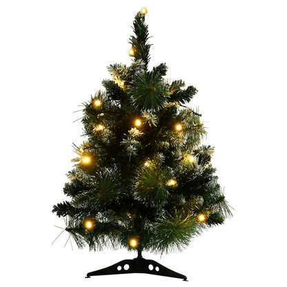 Kunstkerstboom Met Verlichting En Standaard 60 Cm Pvc Groen