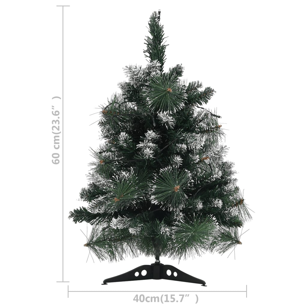 Kunstkerstboom Met Verlichting En Standaard 60 Cm Pvc Groen