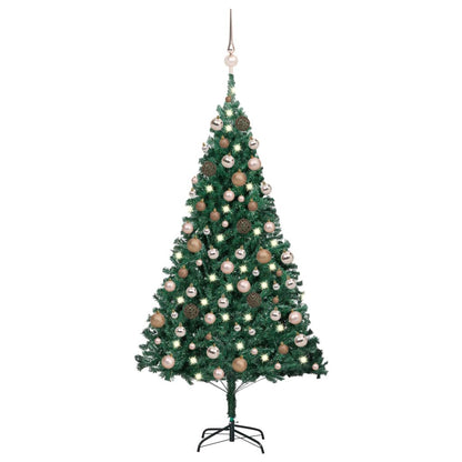 Kunstkerstboom Met Verlichting En Kerstballen 240 Cm