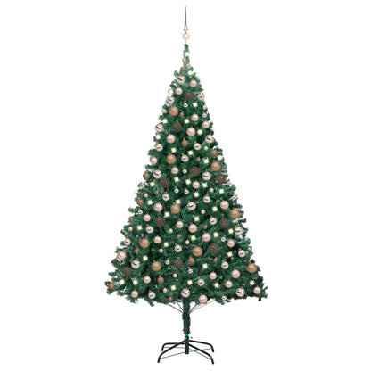 Kunstkerstboom Met Verlichting En Kerstballen 240 Cm