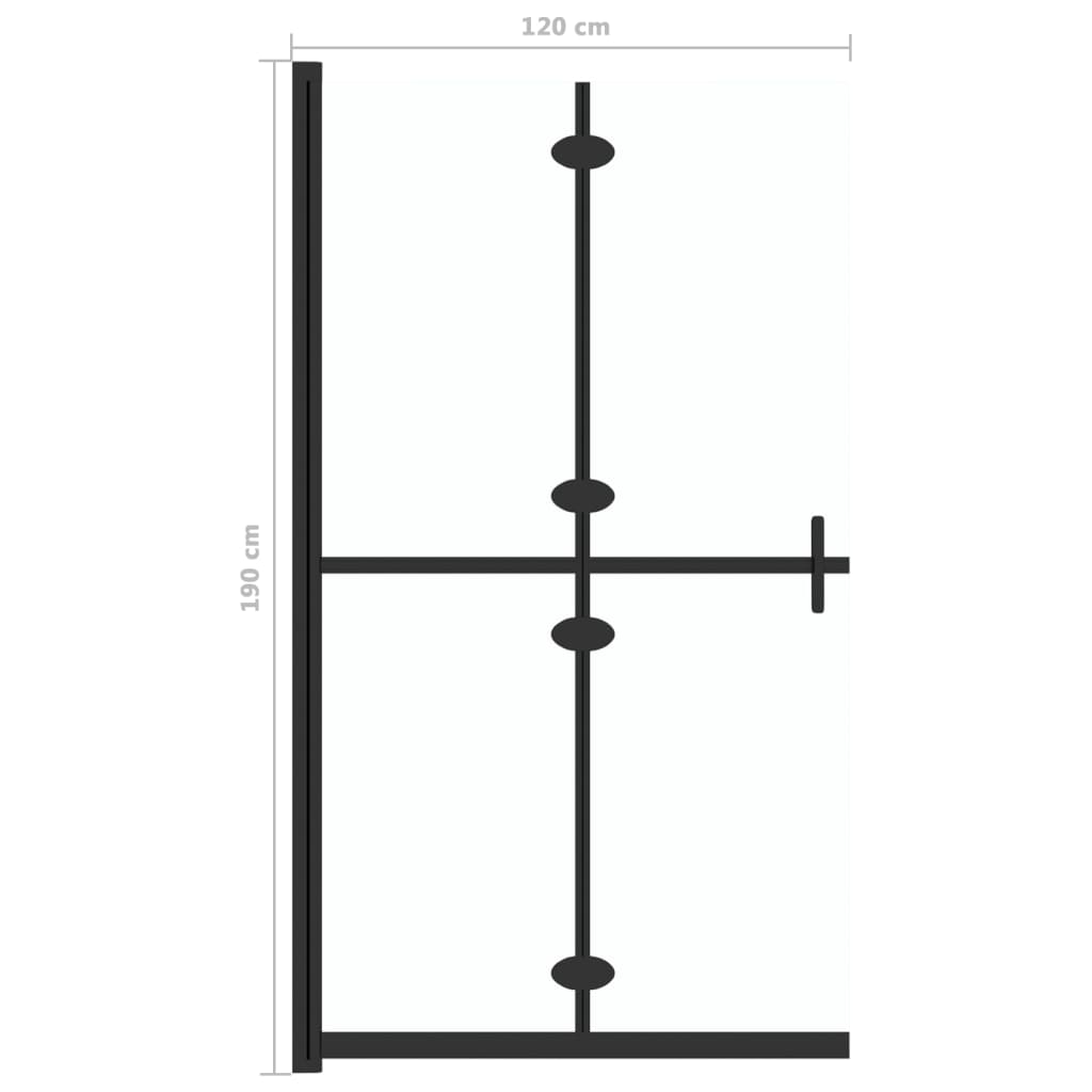 Inloopdouchewand Inklapbaar Esg-Glas Transparant