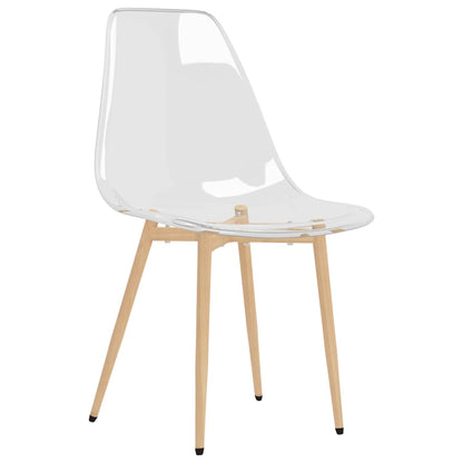 Eetkamerstoelen 4 St Pet Transparant