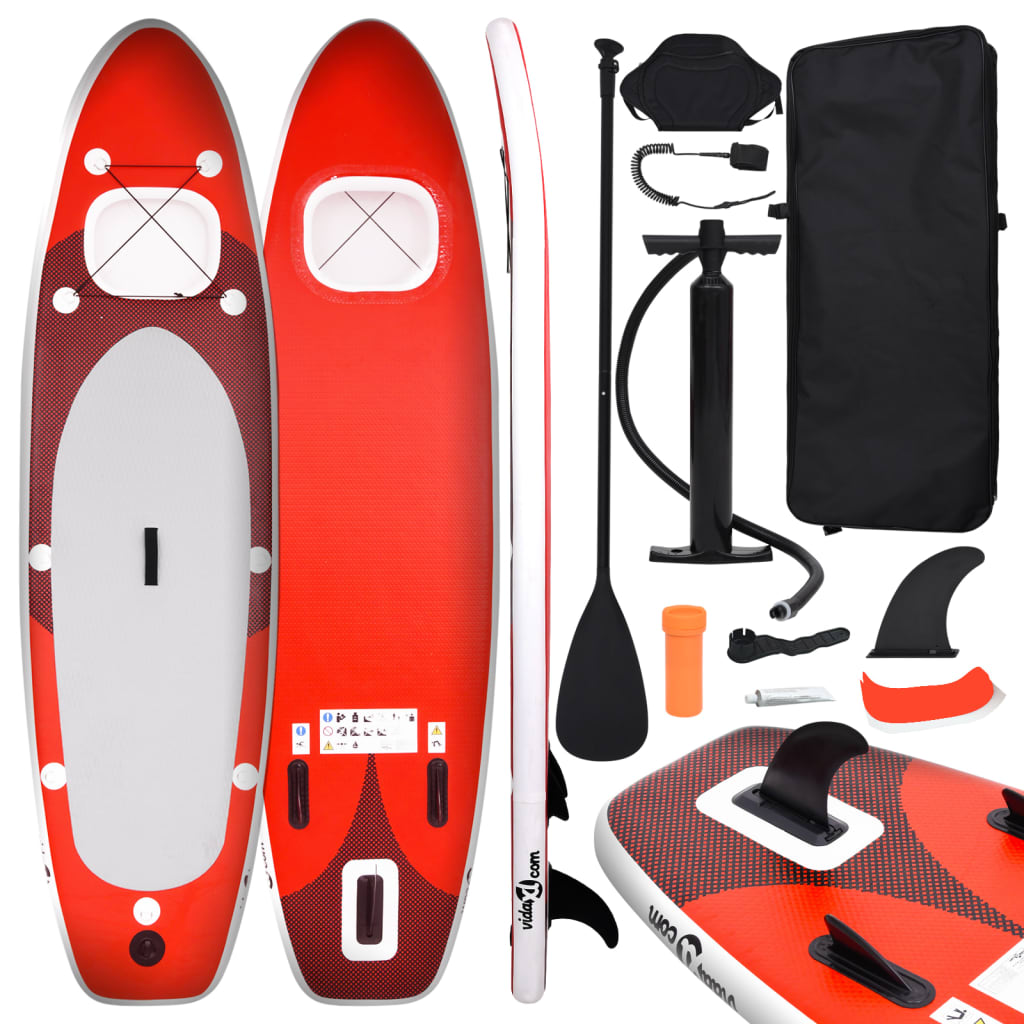 Stand Up Paddleboardset Opblaasbaar 360X81X10 Cm Zwart