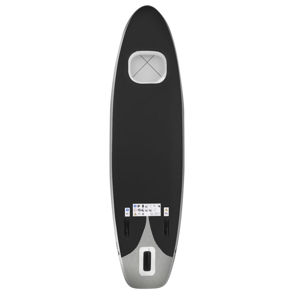 Stand Up Paddleboardset Opblaasbaar 360X81X10 Cm Zwart