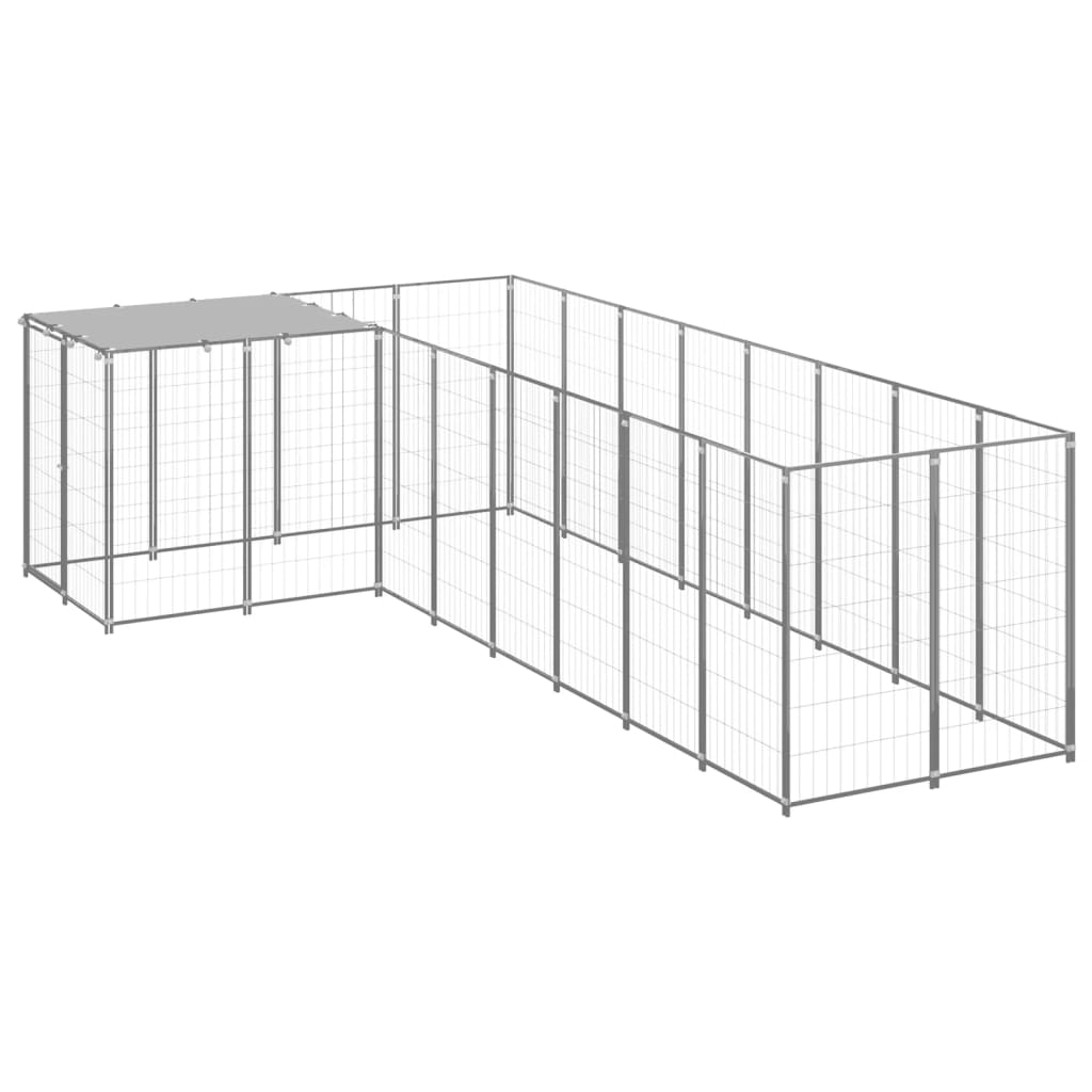 Hondenkennel 30,25 M² Staal Kleurig