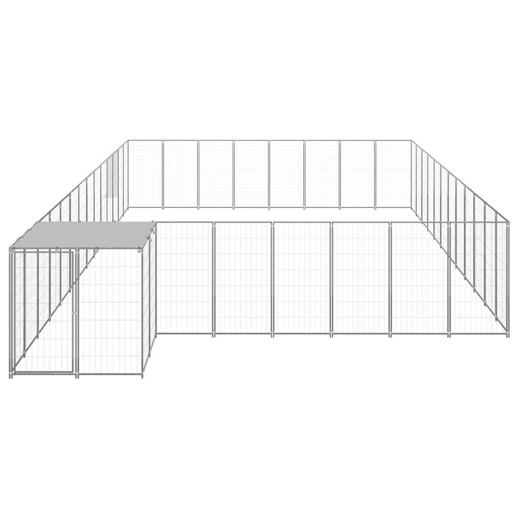 Hondenkennel 30,25 M² Staal Kleurig