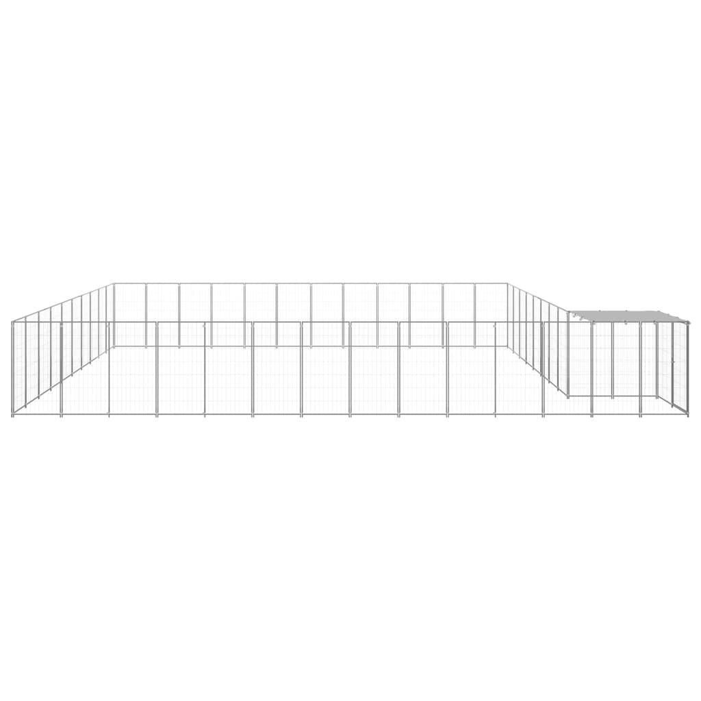 Hondenkennel 37,51 M² Staal Kleurig