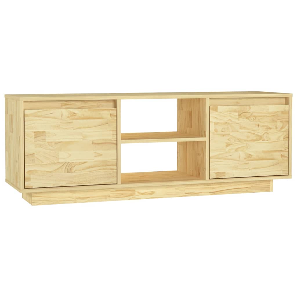 Tv-Meubel 110X30X40 Cm Massief Acaciahout