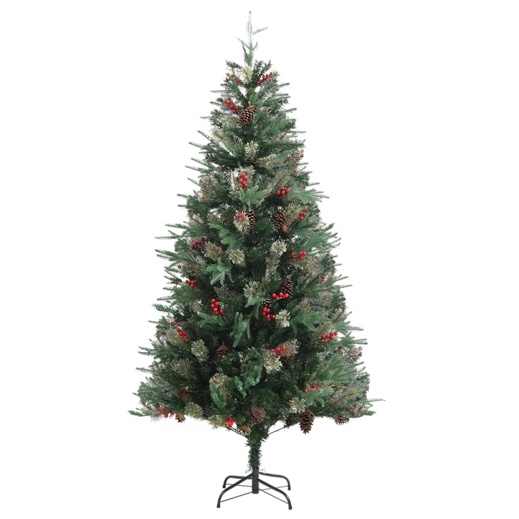 Kerstboom Met Dennenappels 225 Cm Pvc En Pe Groen