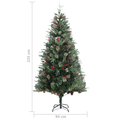 Kerstboom Met Dennenappels 225 Cm Pvc En Pe Groen