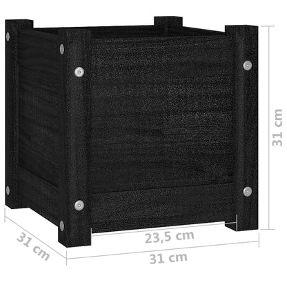 Plantenbakken 31X31X31 Cm Massief Grenenhout