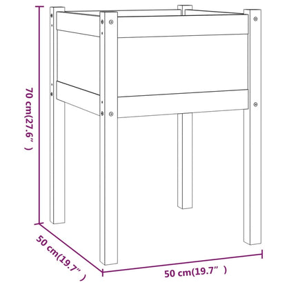 Plantenbakken 50X50X70 Cm Massief Grenenhout