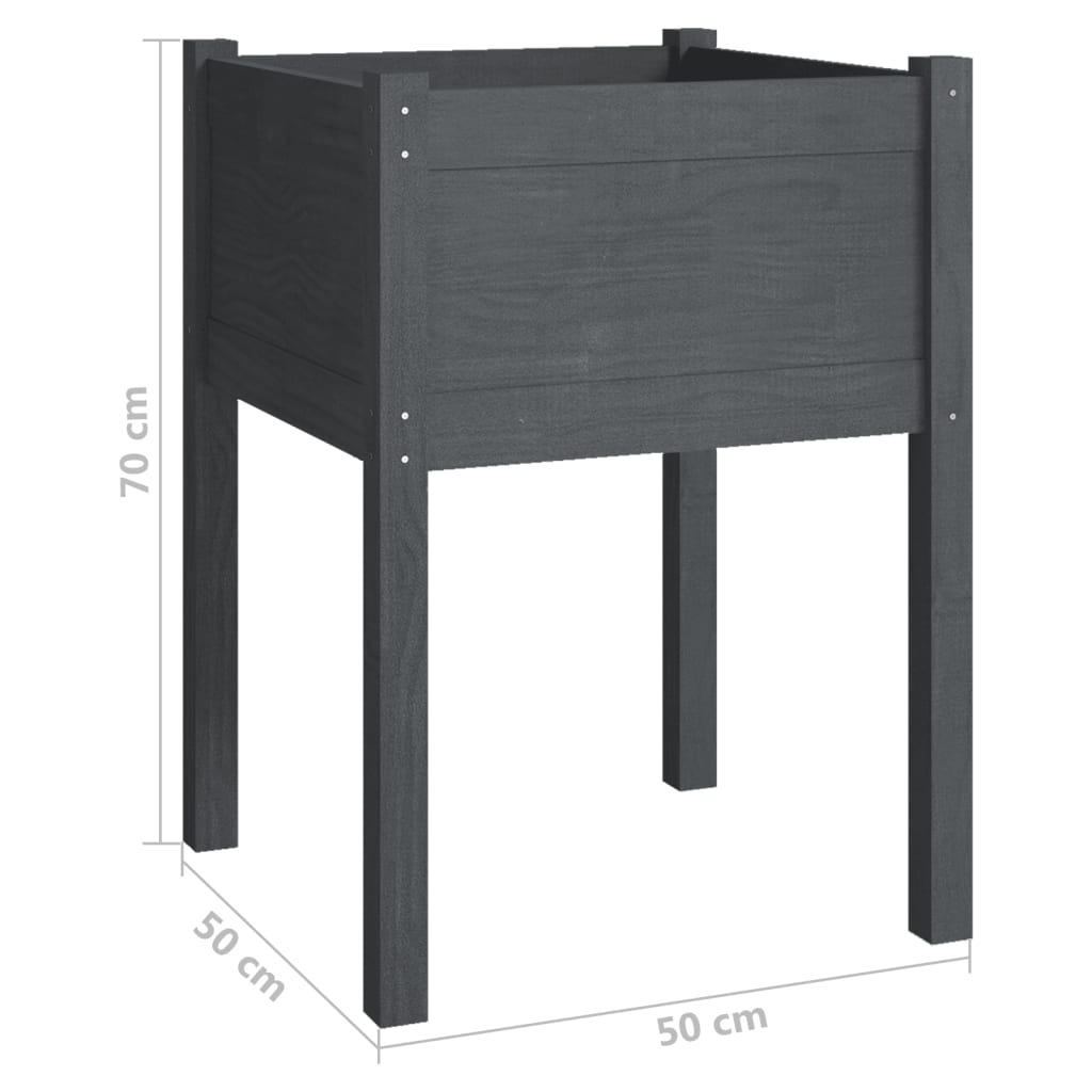 Plantenbakken 50X50X70 Cm Massief Grenenhout