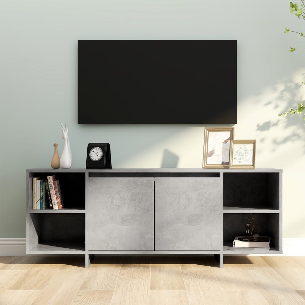 Tv-Meubel 130X35X50 Cm Bewerkt Hout Kleurig