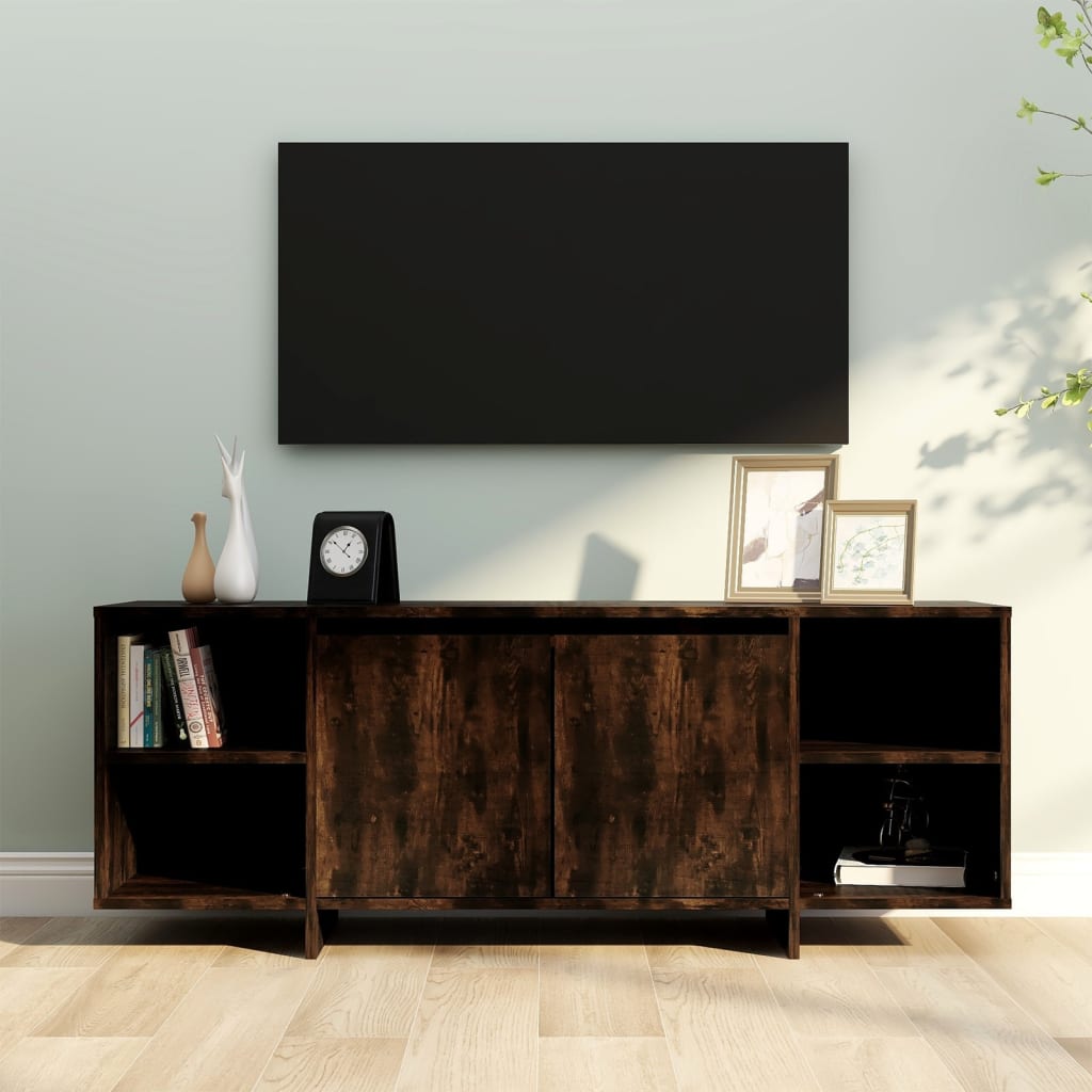 Tv-Meubel 130X35X50 Cm Bewerkt Hout Kleurig