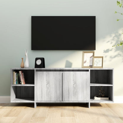 Tv-Meubel 130X35X50 Cm Bewerkt Hout Kleurig