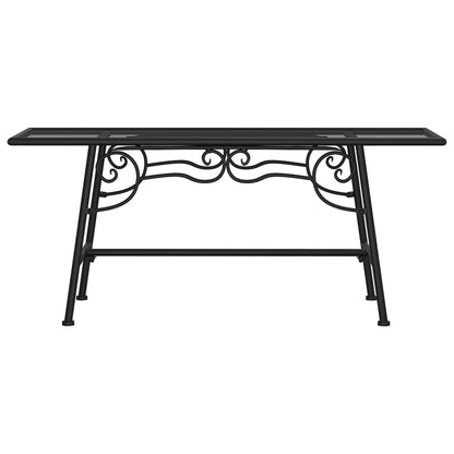 Boombank 110 Cm Staal Zwart